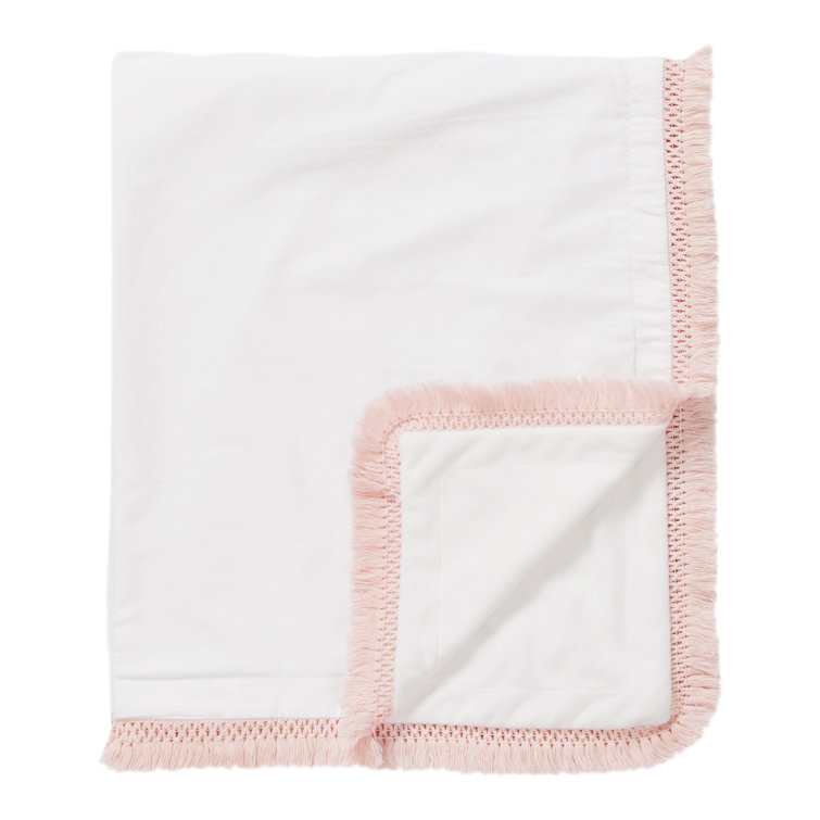 Blush pink baby discount blanket